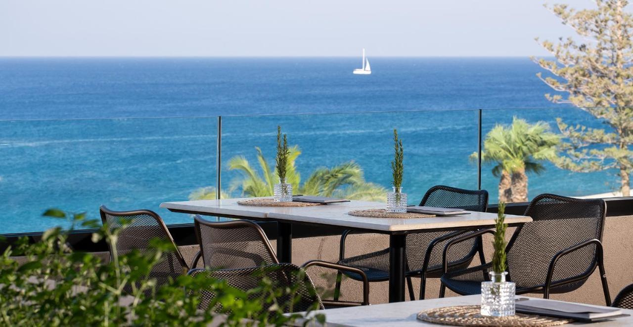 Helea Lifestyle Beach Resort Kallithéa Esterno foto View from the restaurant