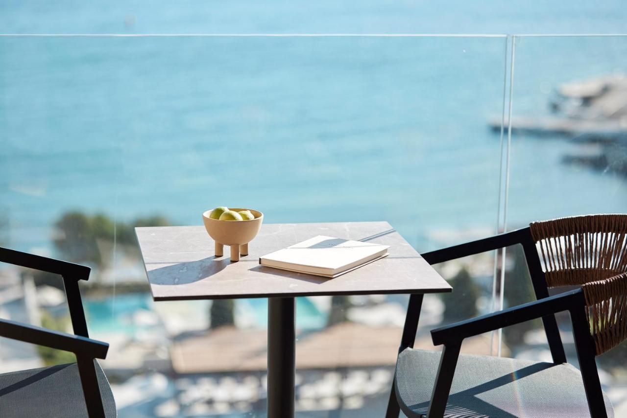 Helea Lifestyle Beach Resort Kallithéa Esterno foto View from the balcony of a suite