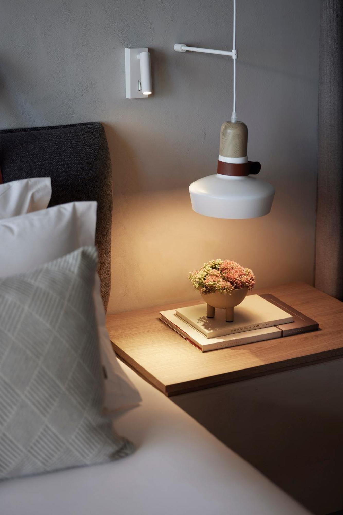 Helea Lifestyle Beach Resort Kallithéa Camera foto A bedside lamp