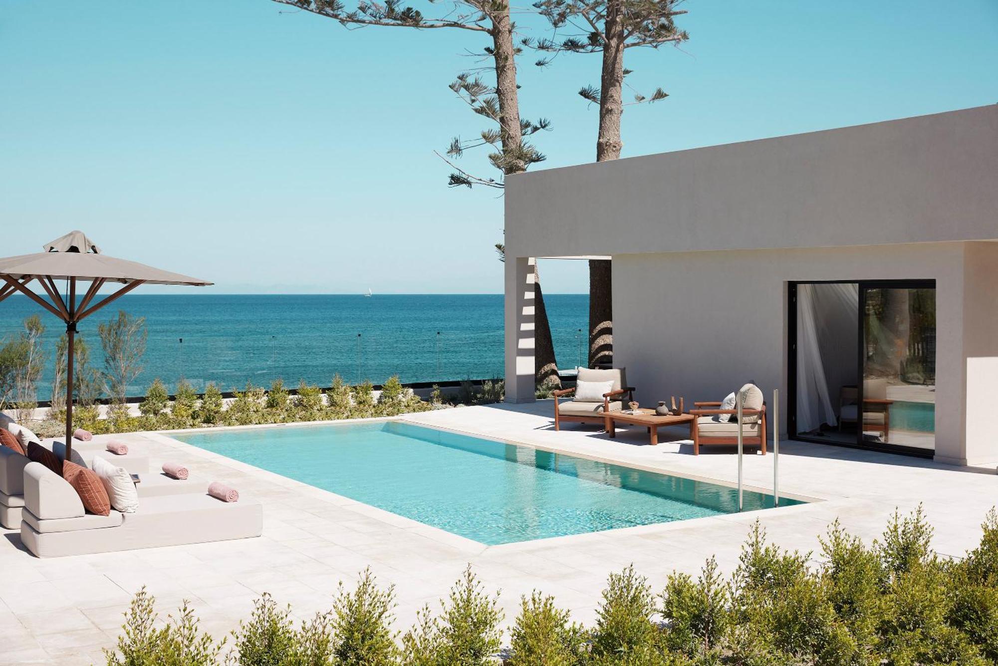 Helea Lifestyle Beach Resort Kallithéa Camera foto The Westin Resort & Villas, Naoussa, Paros